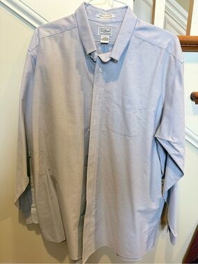 L.L. Bean Men’s Light Blue Dress Shirt - Button Front